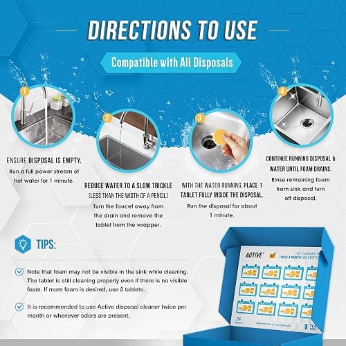 Washing Machine Dishwasher & Disposal Cleaning Tablets - Appliance Refresh Bundle Includes 12 Month Supply Cleaner Deodorizer, Washer Descaler, Disposer Freshener Deep 72 thumbnail 7