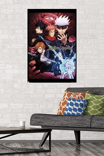 Jujutsu Kaisen - One Sheet English Wall Poster, 34L" x 22.4W", Unframed Version thumbnail 2