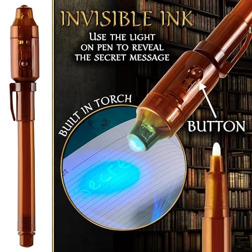 Harry Potter Secret Diary, Magical and Fun Diary with Lock, Keys, and Invisible Ink Pen, Stylish Journal for Everyday Writing, Gifts for Girls and Boys thumbnail 4