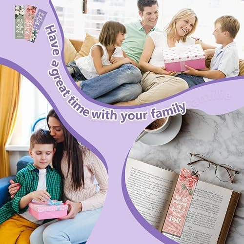 4 PCS Bible Diamond Painting Bookmarks, Flowers Diamond Art Bookmarks for Adults with Pendant, 5d Gem Art, Acrylic Bookmark Easy DIY Crafts for Books Decor Gift thumbnail 6