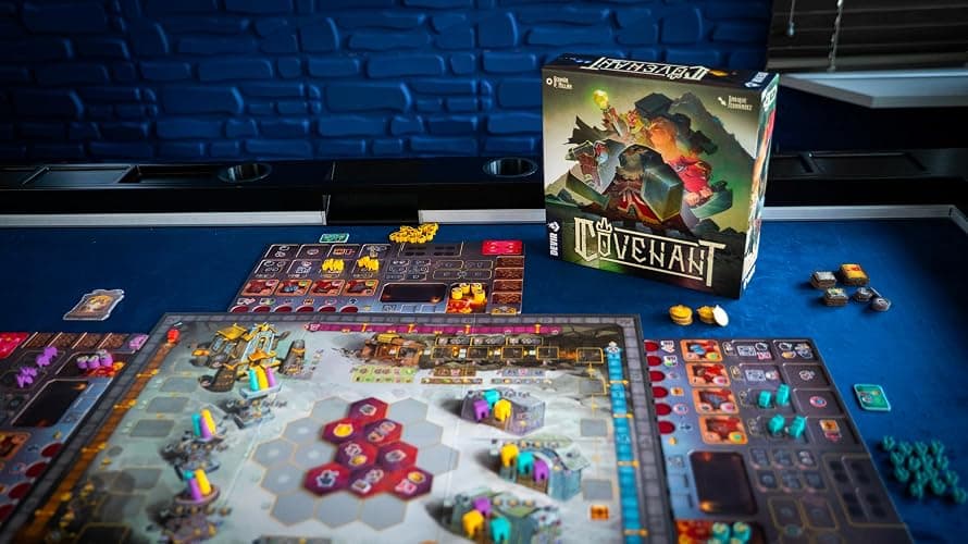 Devir - Covenant – Juego de Mesa de Estrategia Épica Enanos | Recupera la Montaña Sagrada | 1-4 Jugadores, 100 min, Autor de Bitoku y Sabika | Aventura Fantástica y Cooperativa (BGCOVSE) thumbnail 2