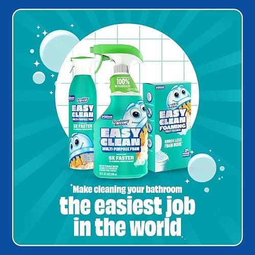 Scrubbing Bubbles Easy Clean Foaming Toilet Bowl Cleaner, Easy Drop In Powder Pouches, 100g (2 Pouches) thumbnail 7