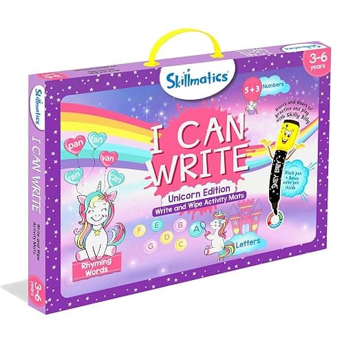 Skillmatics I Can Write Unicorns - Reusable Preschool Learning Activities, Educational Toy and Game, Back to School Supplies, Gifts for Students, Kids, Toddlers Ages 3, 4, 5, 6 thumbnail 8