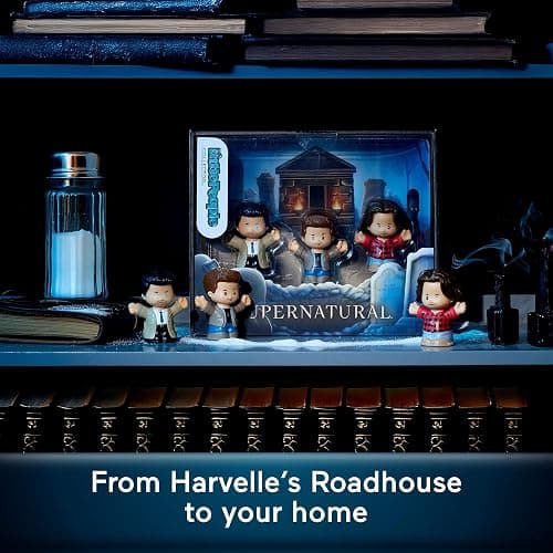Little People Collector Supernatural TV Show Special Edition Set, 3 Figures for Adults & Fans in Display Package thumbnail 4