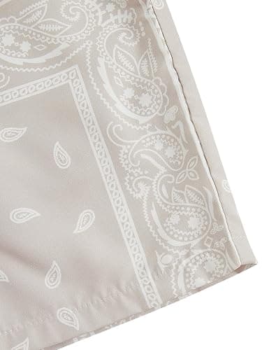 SOLY HUX Boy's Summer Boho Paisley Print Drawstring High Waisted Shorts thumbnail 5