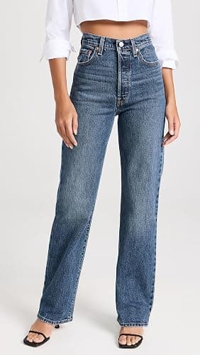 Levi's Womens Ribcage Full Length Jeans thumbnail 2