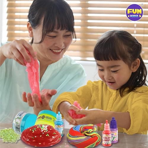 Electric Slime Mixer Machine Kit for Kids, FunKidz Twist Mixing Glue and Activator to Making Slime Automatic Craft Toy for Girls Ages 8-12 Boys Gifts thumbnail 2