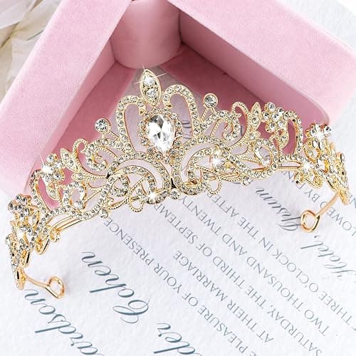 CIEHER Tiara Crowns for Women & Girls - Bridal, Wedding, Prom, Quinceanera, Birthday & Christmas Crown Gifts thumbnail 8