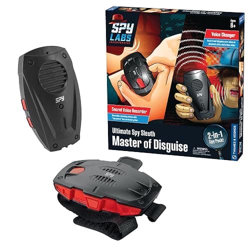 Thames & Kosmos Spy Labs Inc: Ultimate Spy Sleuth Master of Disguise 2-in-1 Toy Spy Pack, Secret Voice Recorder & Voice Changer Toys for Ages 8+ | Essential Pretend Play Gear for Young Investigators - Image 1