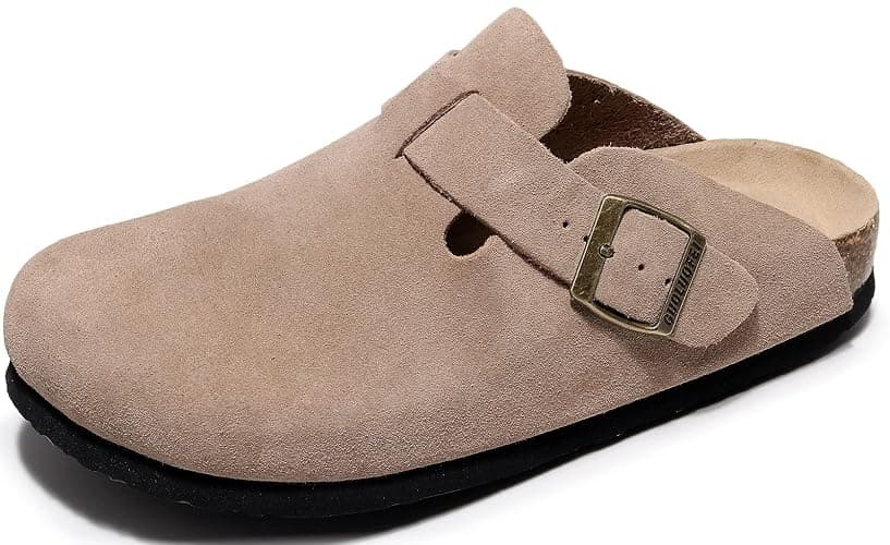 guoluofei Clogs For Women, Womens Clogs- Mules House Slipers With Arch Support And Adjustable Buckle - Image 1
