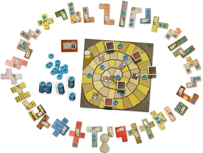 Patchwork Board Game - A Two-Player Quilting Strategy Game by Uwe Rosenberg! Interactive Puzzle Game for Kids & Adults, Ages 8+, 2 Players, 30 Minute Playtime, Made by Lookout Games thumbnail 4