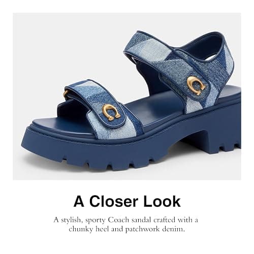 COACH womens Brynn Platform Sandal thumbnail 4