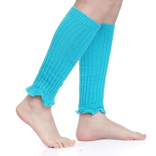 Miayon Leg Warmers Fishnet Gloves Fingerless Set Knit Long Socks for Women Girls 80s 90s Party Accessories Halloween thumbnail 3