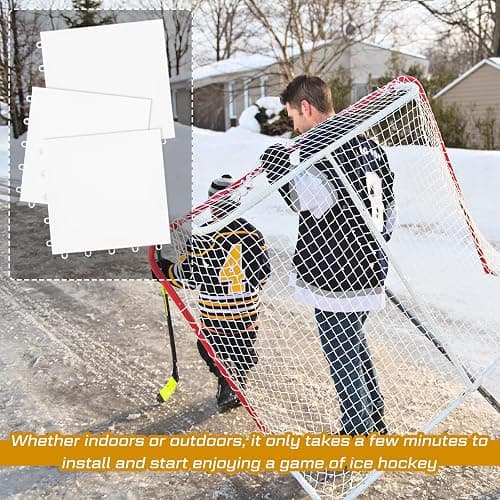 Fabbay Dryland Synthetic Ice Tiles for Hockey Floor Mat 12 x 12 Squares Hockey Training Equipment Board for Shooting Outdoor thumbnail 6