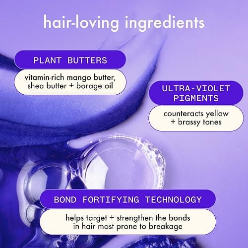 amika bust your brass cool blonde strength repair shampoo thumbnail 5