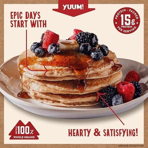 Kodiak Cakes Protein Pancake Power Cakes, Flapjack and Waffle Baking Mix, Buttermilk, 20 Oz, (Pack of 6) thumbnail 6