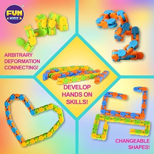 Gift Fidget Box Toys Pack for Kids 3-12, FunKidz Sensory Toys for Boys Girls Age 7-12 Autistic Children in Mystery Storage Portable Box thumbnail 4