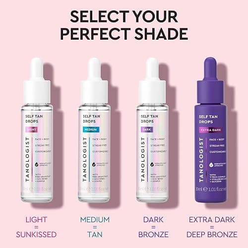 Tanologist Self-Tan Drops- Medium, Bronzing Serum, Customizable Face & Body Self Tanner For Moisturizer, Gradual Tanning Drops for Natural Glow, Streak-Free Vegan Formula, 1.01 fl oz thumbnail 6