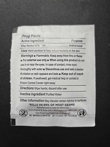 Travel Cleaning Supplies Kit - Travel Size Cleaning Supplies For Hotels, Bathrooms with Gloves, Surface Wipe, Fabric Cleaner, Air Cleaner, Hand Wipes, Bed Bug Wipes thumbnail 6