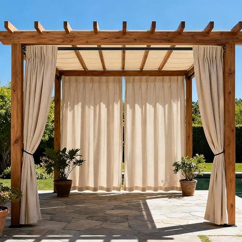 Tension Curtain Rod, 51-165 Inch,Spring Shower Closet for Windows or Shower,Easy to Install, No Drilling, Rust, Bathroom, Rod Diameter 1.26 Inches, Black,Umimile thumbnail 2
