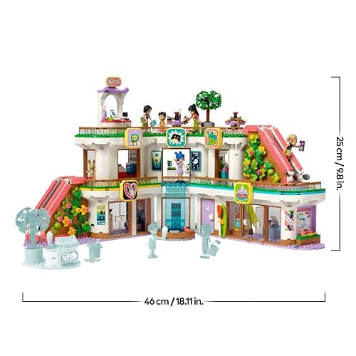 LEGO Friends Heartlake City Shopping Mall with 5 Toy Shops for 8 Plus Year Old Girls, Boys & Kids, Role-Play Toys, Features 7 Minidoll Characters, Birthday Gift Idea 42604 thumbnail 3