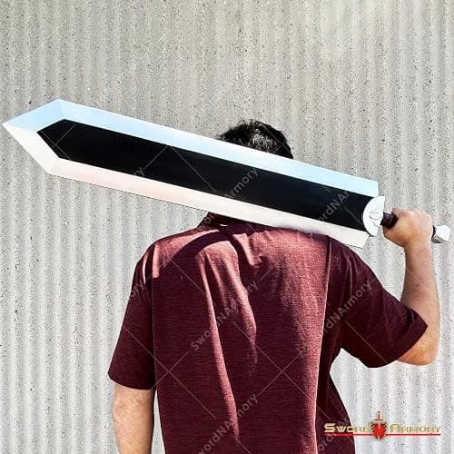 Munetoshi 40” Foam Dragon Slayer Berserker Guts Great Sword Fantasy Anime Cosplay Costume thumbnail 6