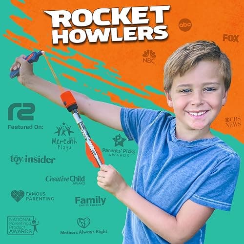 Toy Rocket Launcher for Kids: Outdoor Toys Slingshot Rocket Launchers - Best Gifts for Boys & Girls All Ages - Fun Stocking Stuffers for Kids & Teen Boy Gifts for 8 9 10 11 12+ Year Old Boys Gift Idea thumbnail 2