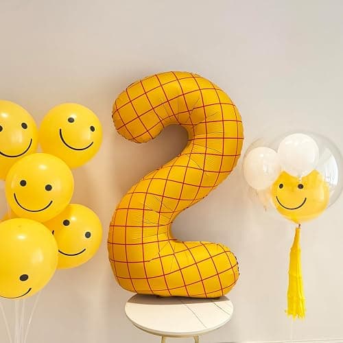 40" Matte Yellow Balloons Toy Inspired Story Theme party Supplies, Number Birthday Decoration, Cowboy Decorations Western, Cowgirl Party Balloon Digital 2 thumbnail 2
