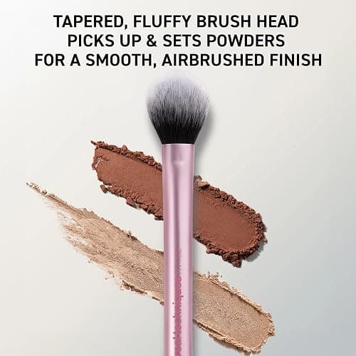 Real Techniques Setting Brush With Ultra Plush Custom Cut Synthetic Bristles and Extended Aluminum Ferrules to Build Coverage thumbnail 3