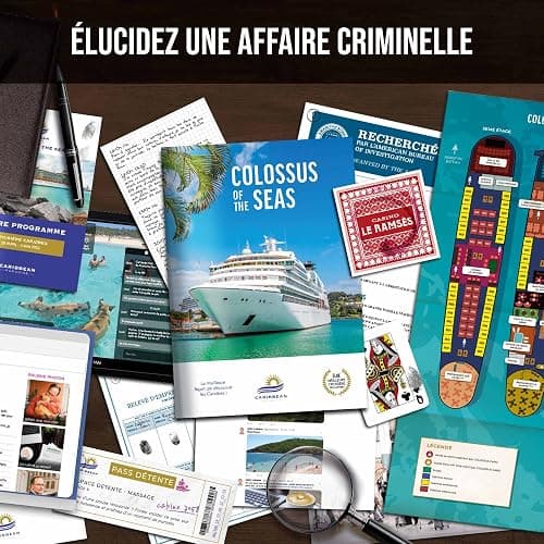 Dossiers Criminels - Disparition Aux Caraïbes : John Leblanc Est Porté Disparu - Jeu de Societe Escape Game - Jeu d’Enquête Immersif et Collaboratif, 1-6 Joueurs thumbnail 3