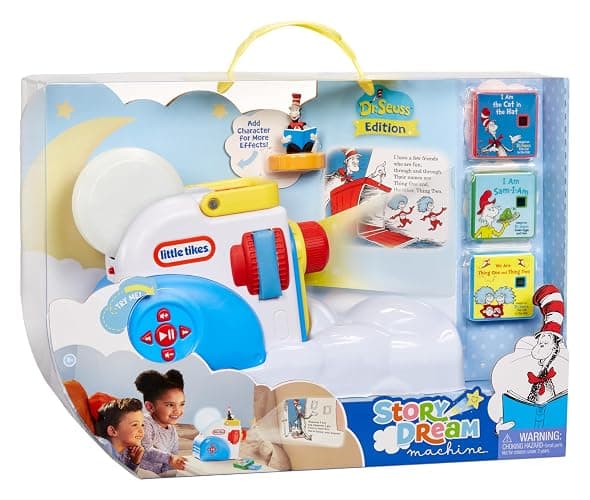 Little Tikes Story Dream Machine Dr. Seuss Starter Pack, Storytime, Books, Audio Play Character, Gift and Toy for Toddlers and Kids Girls Boys Ages 3+ Years thumbnail 4