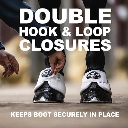 Professional's Choice Ballistic Overreach Bell Boots for Horses | Superb Protection, Durability & Comfort | Quick Wrap Hook & Loop thumbnail 5