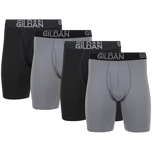 Gildan Men's Underwear Cotton Stretch Boxer Briefs, Multipack - Image 1