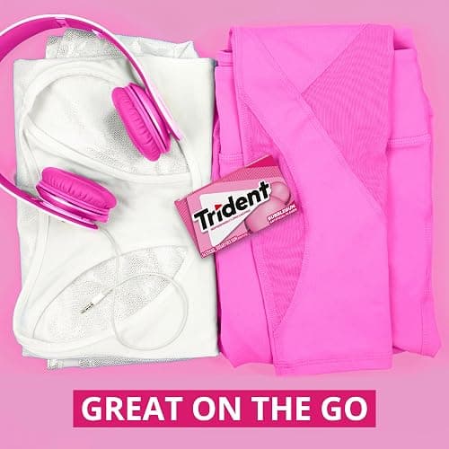 Trident Bubblegum Sugar-Free Chewing Gum, 12 Packs of 14 Pieces (168 Total Pieces) thumbnail 8