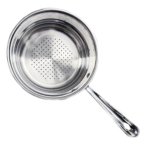 All-Clad Specialty Stainless Steel Universal Steamer for Cooking 8 Inch Food Steamer, Steamer Basket Silver thumbnail 3