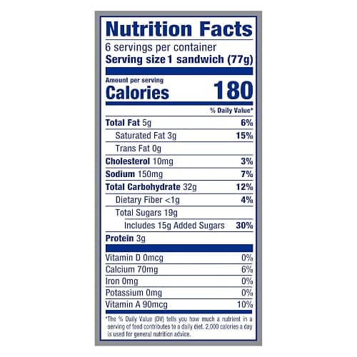 Klondike Ice Cream Sandwich Vanilla 6 Count for a Delicious Frozen Dessert Kosher Certified Ice Cream Simple Dessert Made With No Artificial Growth Hormones 4.23 fl oz thumbnail 2