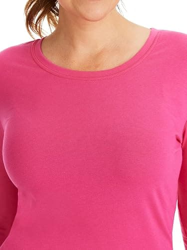 Healing Hands Women's Underscrub Soft Knit Melissa Longsleeve Scrub Tee with Breathable & Easy Care Fabric 5047 thumbnail 4