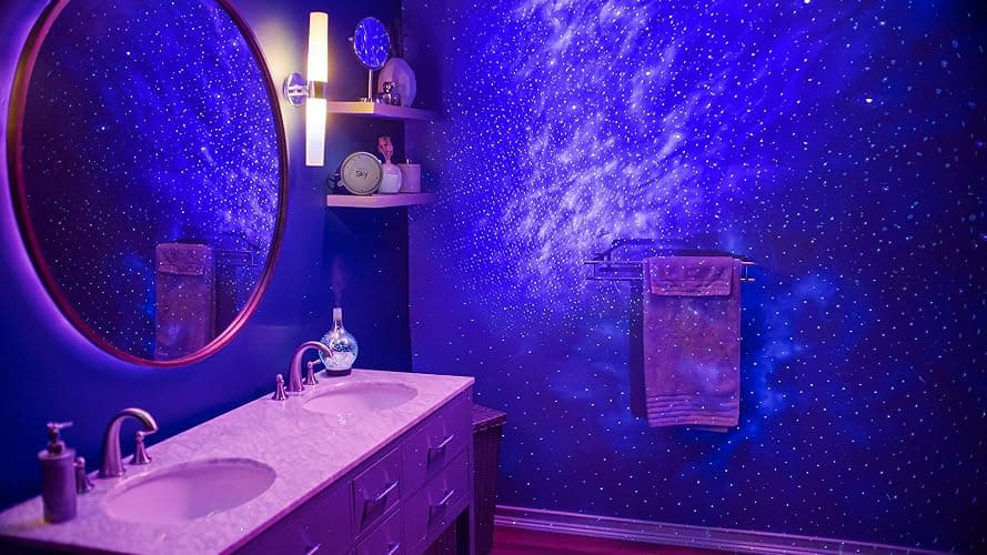 BlissLights Sky Lite - LED Laser Star Projector, Galaxy Projector, Nebula Light (Blue Stars, Blue Cloud) thumbnail 4