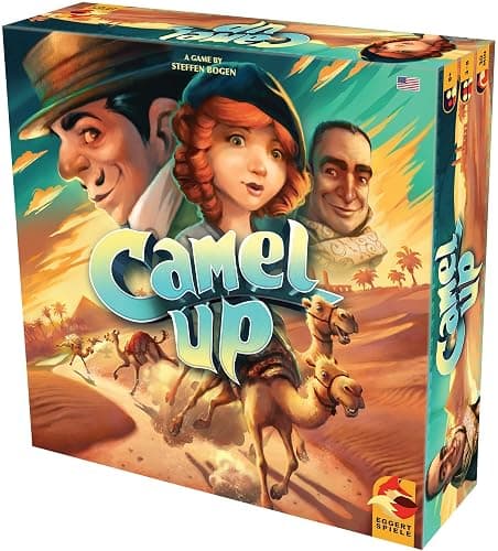 Camel Up (Second Edition) | Strategy , Dice Game | Family Board Game for Adults and Kids | Ages 8 and up | 3 to 8 Players | Average Playtime 30-45 Minutes | Made by Eggertspiele - Image 1