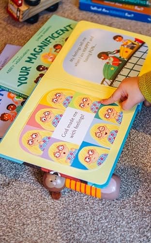 What Are Feelings For? Board Book: A Lift-the-Flap Board Book (Christian behavior book for toddlers encouraging emotional health and resilience.) (Training Young Hearts) thumbnail 3