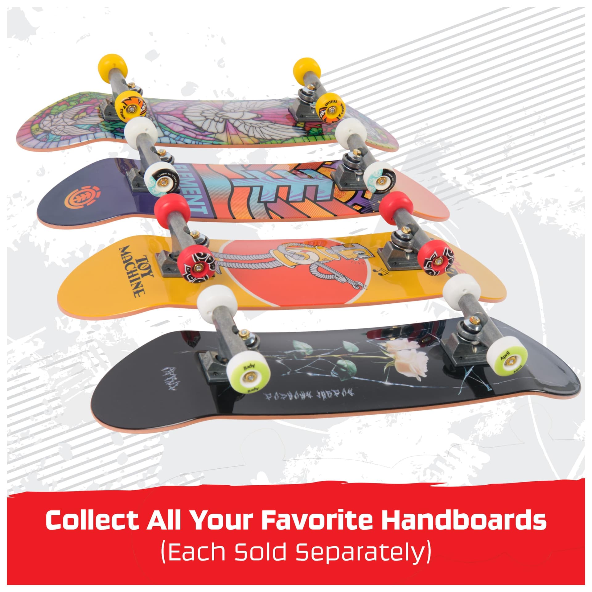 Tech Deck, The Simpsons Handboard, authentieke miniskateboards (alleen voor gebruik met de hand) thumbnail 8