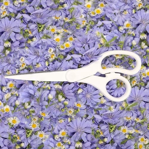 JAM PAPER Multi-Purpose Precision Scissors - 8 Inch - White - Ergonomic Handle & Stainless Steel Blades - Sold Individually thumbnail 6