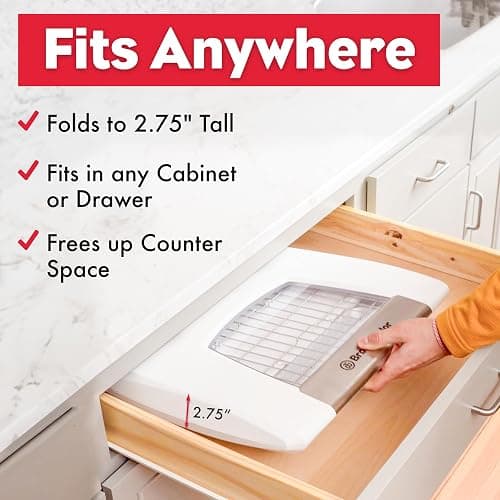 Brod & Taylor Folding Proofer & Slow Cooker (Proofer w/Accessory Shelf), White thumbnail 5