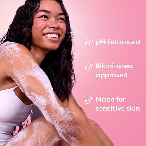 eos Cashmere Body Wash – Jasmine Peach, Moisturizing Body Wash, Creamy Gel Formula, with Shea Butter, Glycerin, Vitamin E, pH Balanced, Sensitive Skin, Vegan, 16 fl oz thumbnail 4