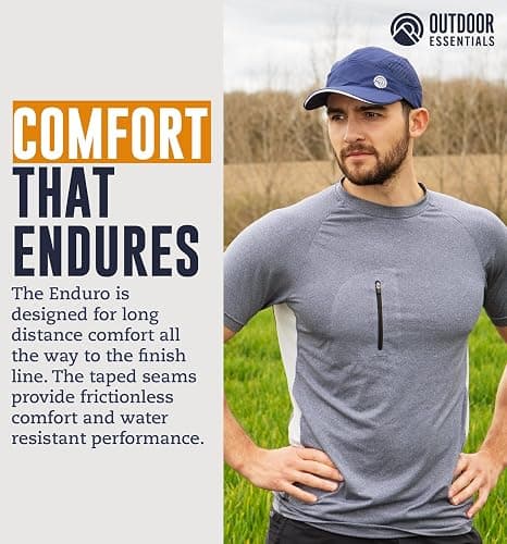 OutdoorEssentials Running Hat - Breathable Running Hats for Women & Men - Jogging Exercise Hiking Cap - Trail Baseball Tennis thumbnail 7
