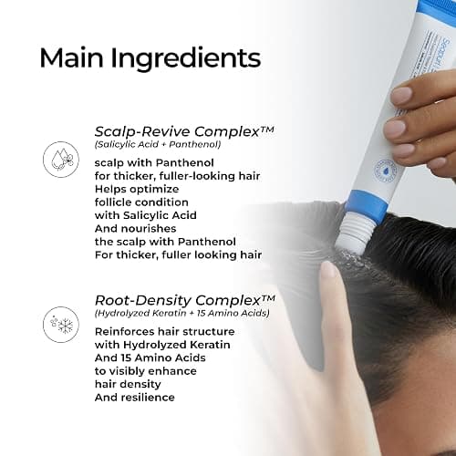 Seapuri Scalpy Hair Growth Serum for Thinning Hair | Korean Scalp Treatment with Salicylic Acid, Menthol, Dexpanthenol | Supports Hair Density & Thickening | Fuller Looking Hair & Scalp Health thumbnail 6