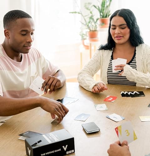 The Voting Game + After Dark Expansion Set - The Hilarious Adult Party Game About Finding Out Who Your Friends are - Perfect Christmas White Elephant Gifts, Stocking Stuffers + Board Games Night thumbnail 4