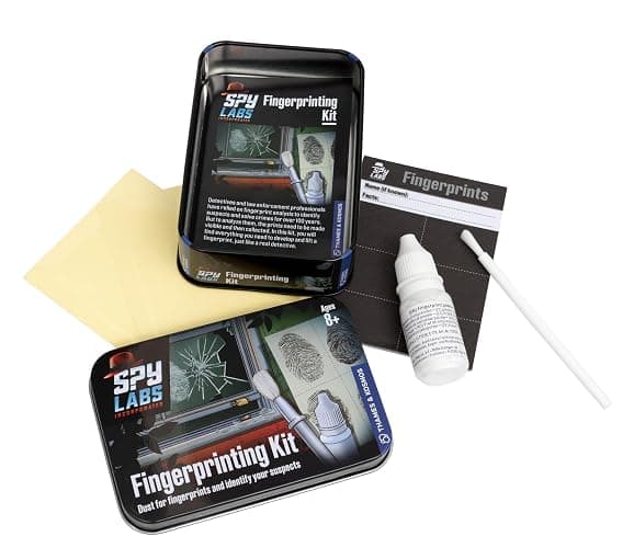 Thames & Kosmos Spy Labs Inc: Fingerprinting Kit Identify, Collect, Analyze Fingerprint Evidence | Essential Tools and Tricks of The Trade from The Detective Gear Experts for Young Investigators thumbnail 5