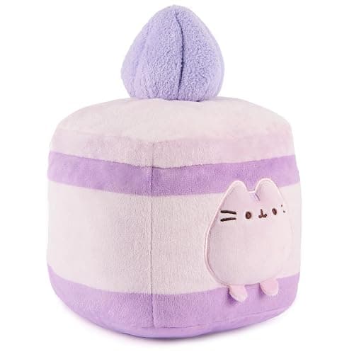 GUND Pusheen Lavender Spongecake Plush, Squishy Toy, Collectible Plush Toy, Dessert Plush, Cat Stuffed Animal for Ages 8 and Up, Purple, 6” thumbnail 2