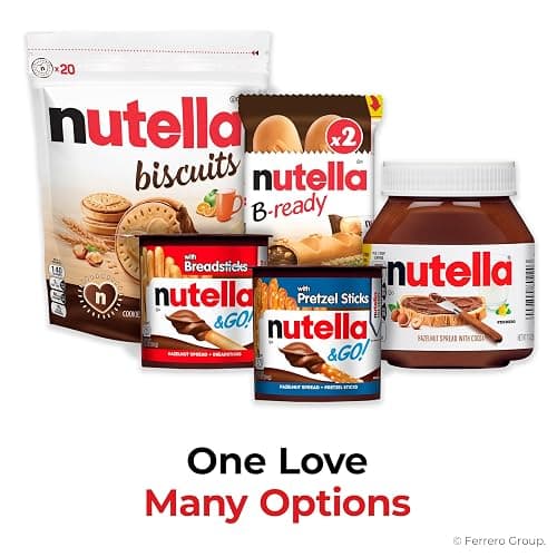 Nutella Biscuits Cookies Filled with Nutella Hazelnut Spread, Sweet Snack Pack, Holiday Christmas Cookies, 9.7 oz thumbnail 8
